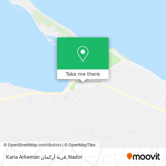 Karia Arkemán قرية أركمان map