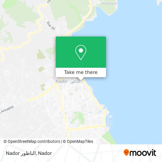 Nador الناظور map