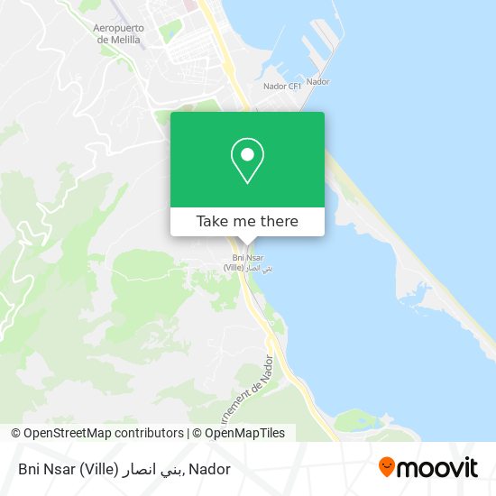 Bni Nsar (Ville) بني انصار map
