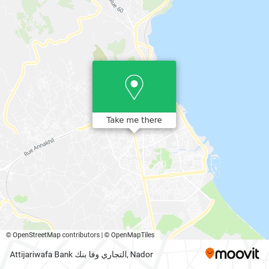 Attijariwafa Bank التجاري وفا بنك map