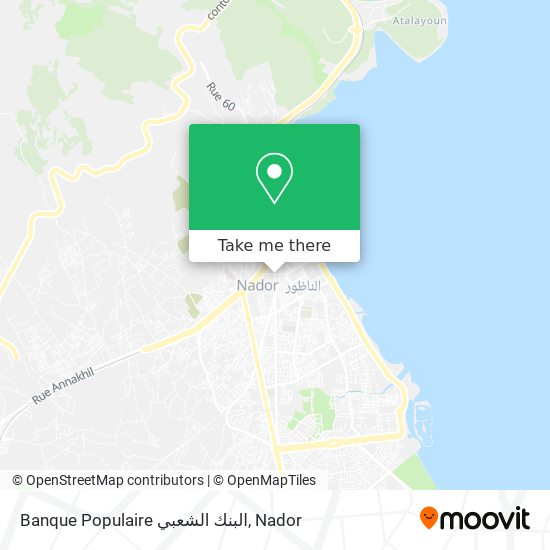 Banque Populaire البنك الشعبي map