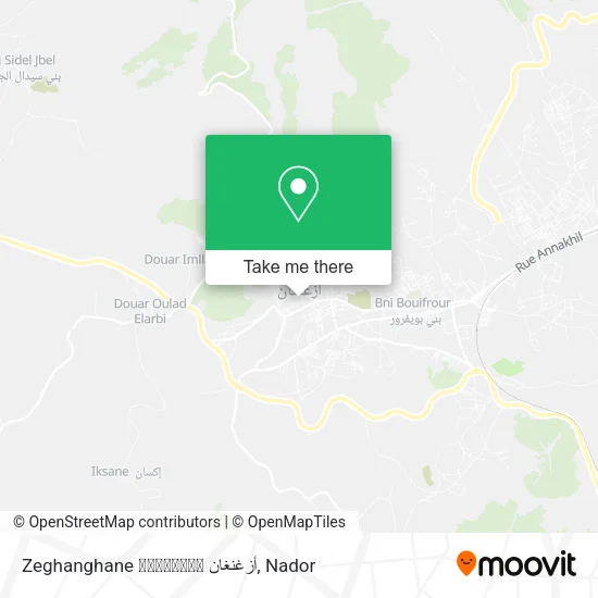 Zeghanghane ⴰⵣⵖⴰⵏⵖⴰⵏ أزغنغان plan