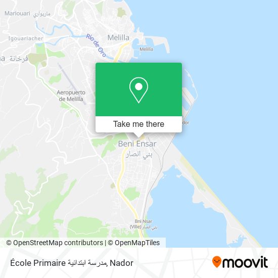 École Primaire مدرسة ابتدائية map