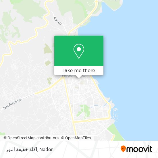 اكلة خفيفة النور map