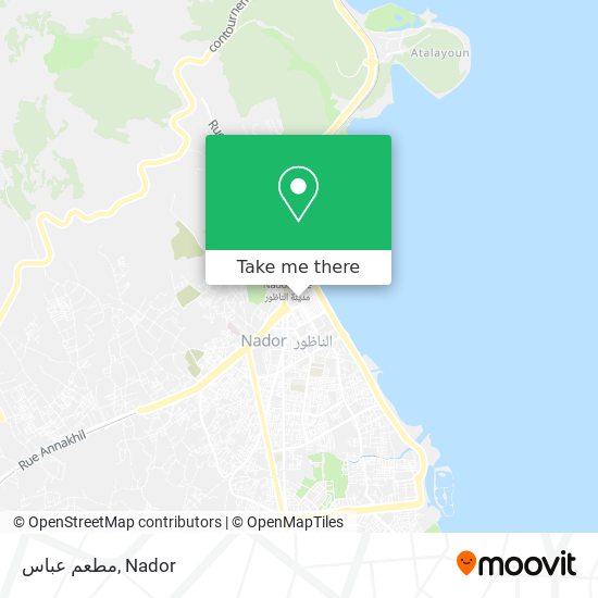 مطعم عباس map