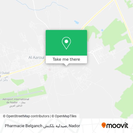 Pharmacie Belganch صيدلية بلكنش map