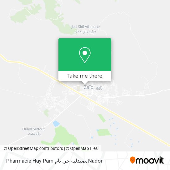 Pharmacie Hay Pam صيدلية حي بام map