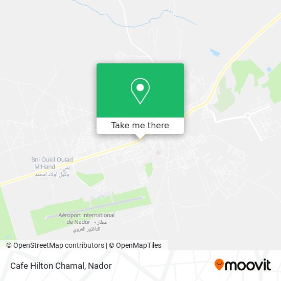 Cafe Hilton Chamal map