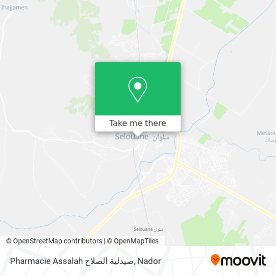 Pharmacie Assalah صيدلية الصلاح map
