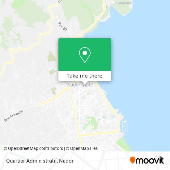 Quartier Administratif map
