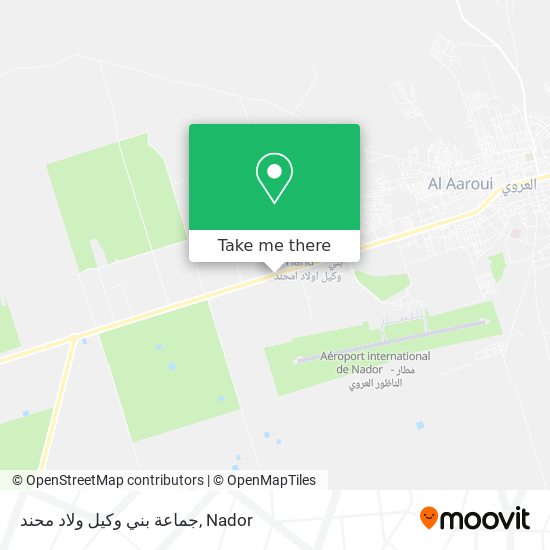 جماعة بني وكيل ولاد محند map