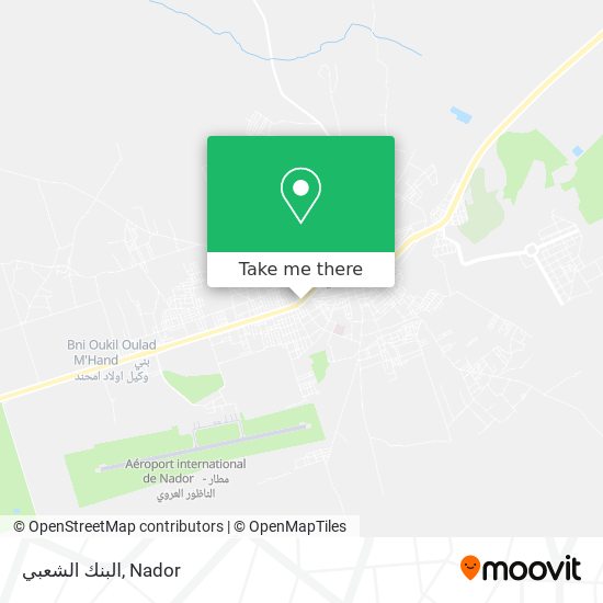البنك الشعبي map