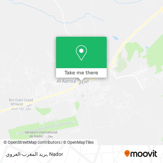 بريد المغرب-العروي map