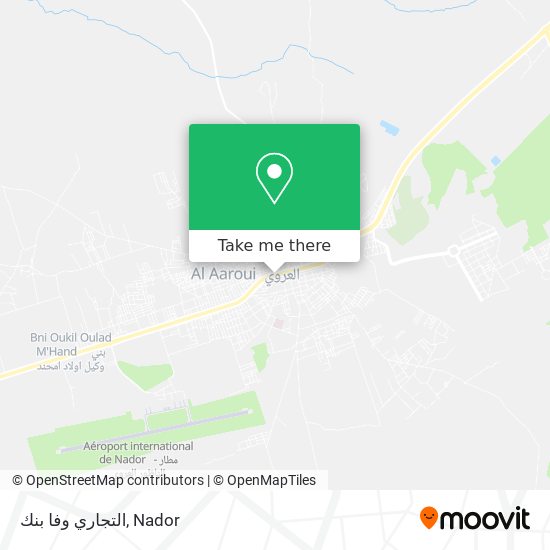 التجاري وفا بنك map