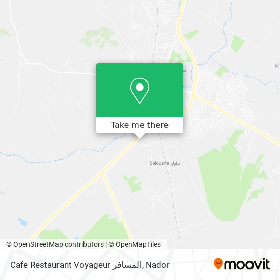 Cafe Restaurant Voyageur المسافر map