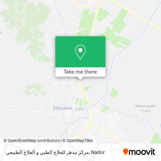 مركز مدهر للعلاج الطبي و العلاج الطبيعي map