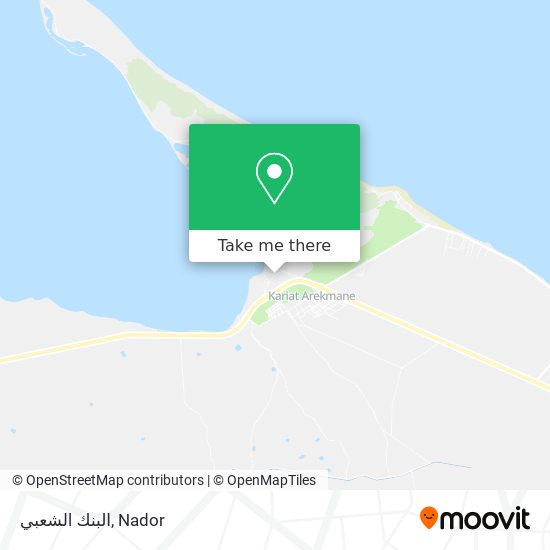 البنك الشعبي map