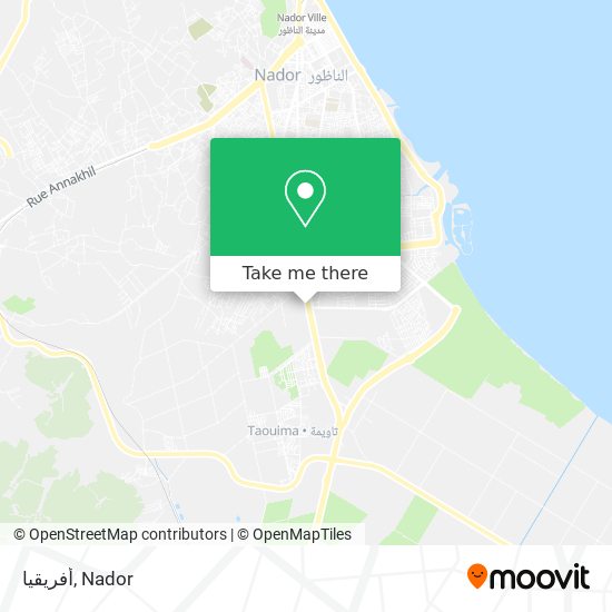 أفريقيا map