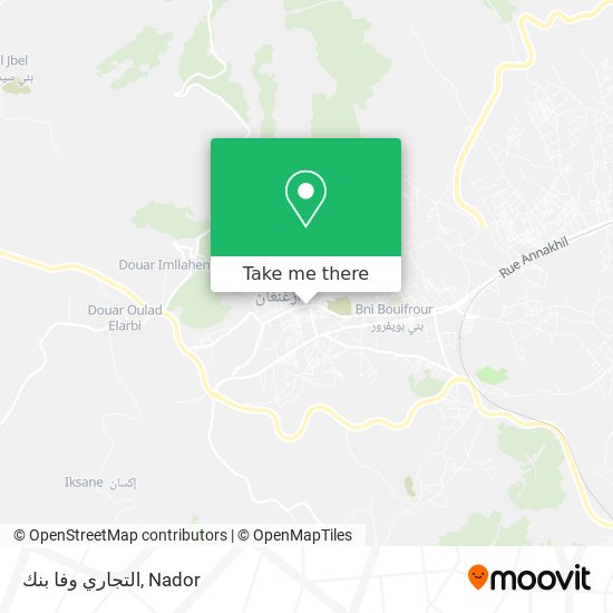 التجاري وفا بنك map