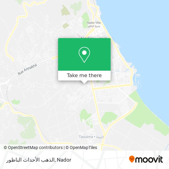 الذهب الأحداث الناظور map