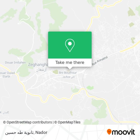 ثانوية طه حسين map