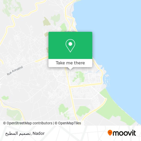 تصميم المطبخ map