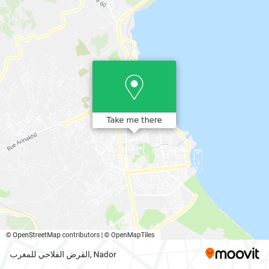 القرض الفلاحي للمغرب map