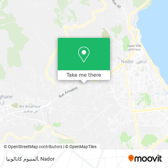 ألمنيوم كاتالونيا map
