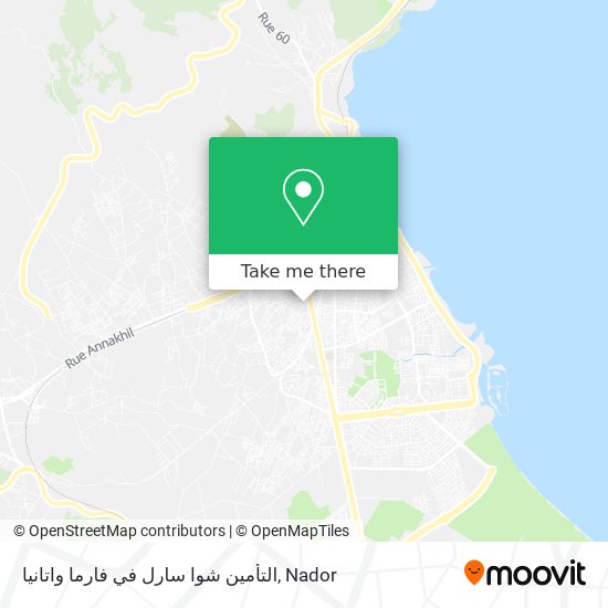 التأمين شوا سارل في فارما واتانيا map