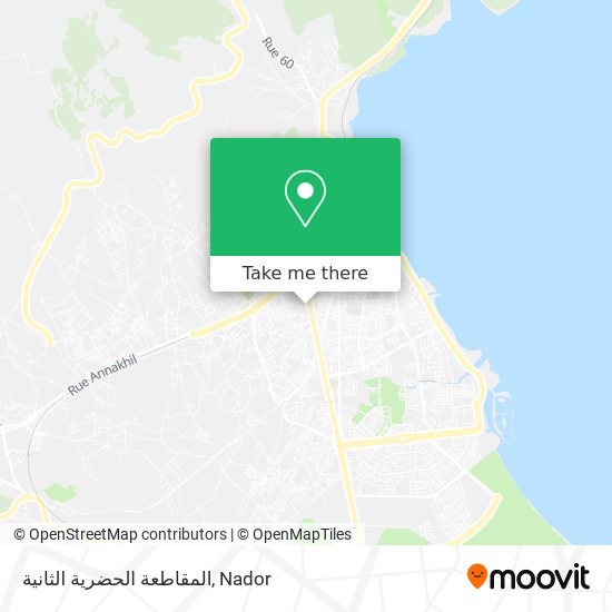 المقاطعة الحضرية الثانية map