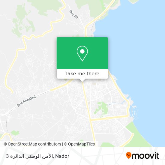 الأمن الوطني الدائرة 3 map