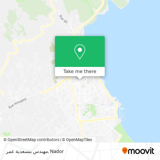 مهندس بنسعدية عمر map