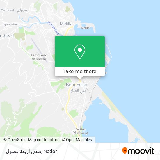 فندق أربعة فصول map
