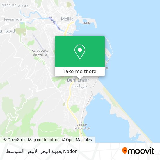 قهوة البحر الأبيض المتوسط map