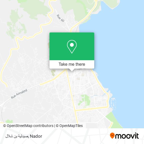 صيدلية بن شلال map