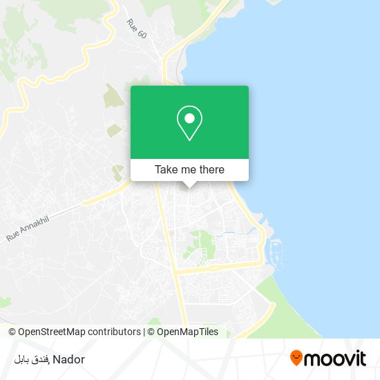فندق بابل map