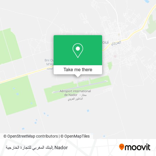 البنك المغربي للتجارة الخارجية map