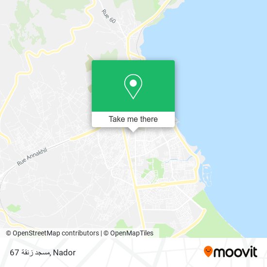 مسجد زنقة 67 map