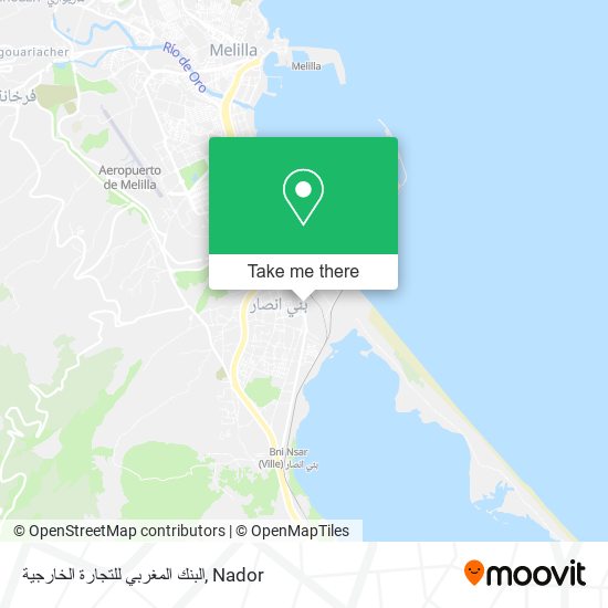 البنك المغربي للتجارة الخارجية map