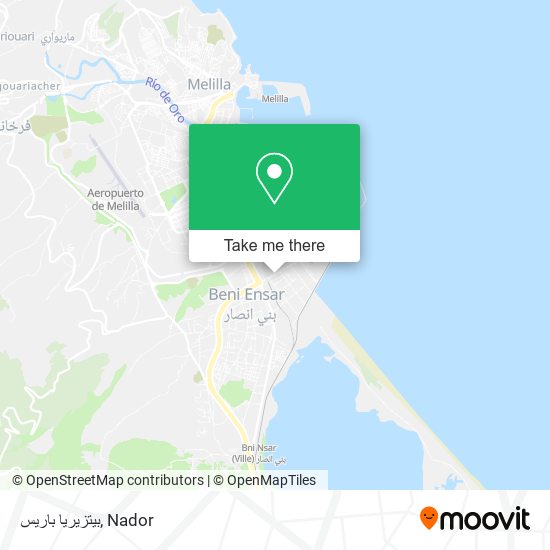 بيتزيريا باريس map