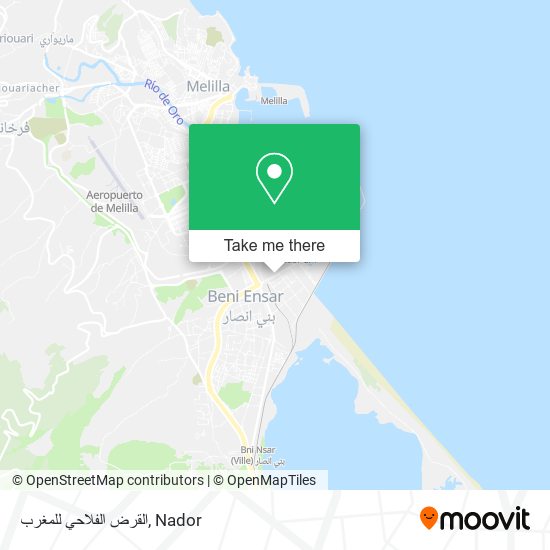 القرض الفلاحي للمغرب map