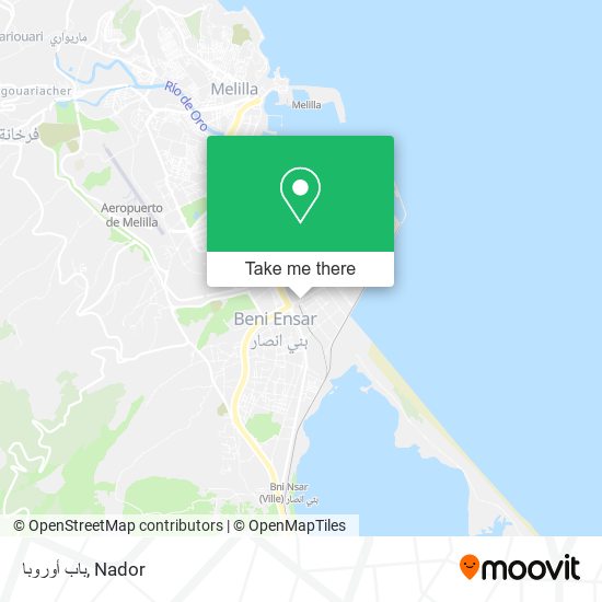 باب أوروبا map