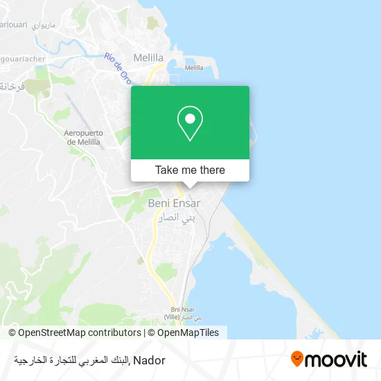 البنك المغربي للتجارة الخارجية map