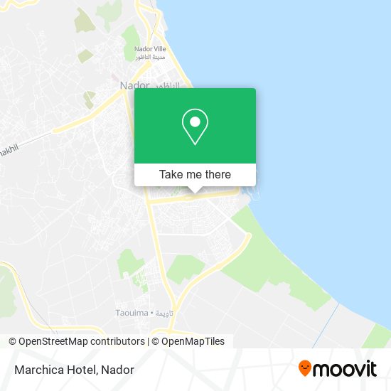 Marchica Hotel map