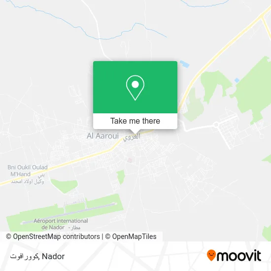 كوورافوت map