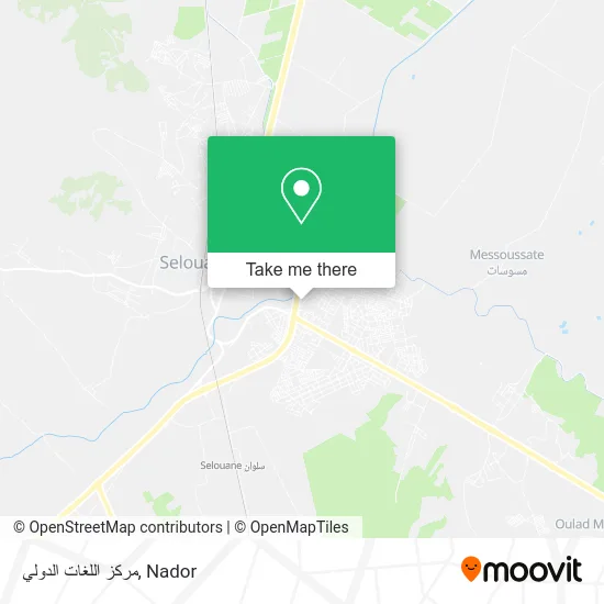 مركز اللغات الدولي map