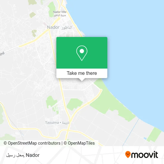 محل رسيل map
