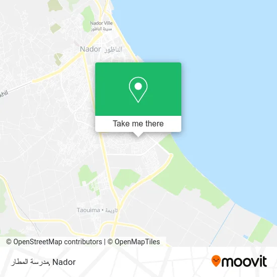 مدرسة المطار map