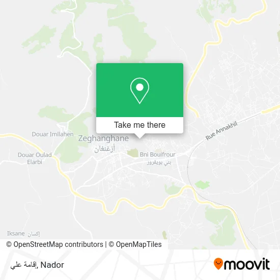 إقامة علي map