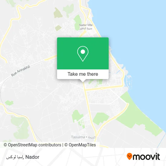إسبا لوكس map